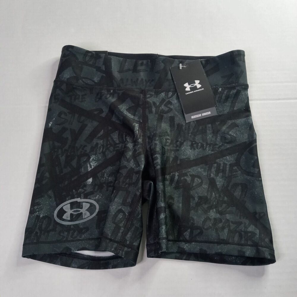 Under‎ Armour Women's Alter Ego Heatgear Middy Compression 5” Shorts Size S Camo